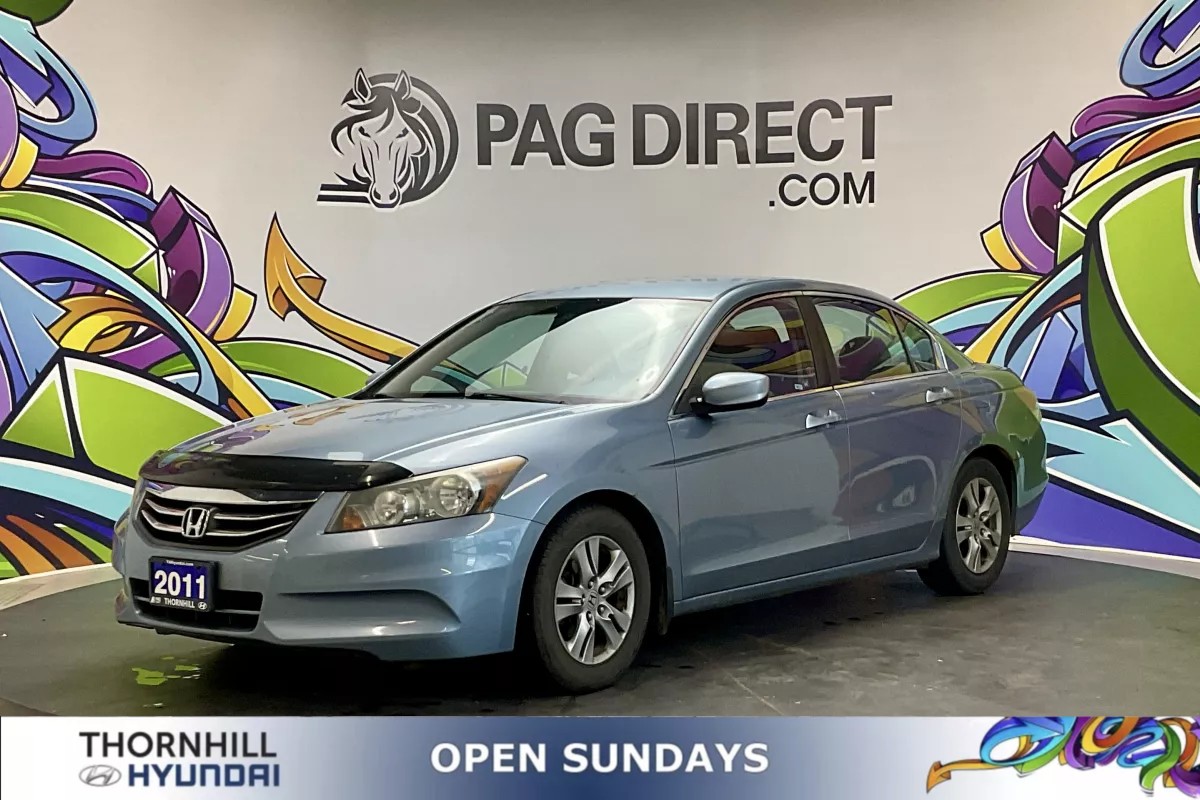Blue (Light) 2011 Honda Accord Sedan Front-Wheel Drive Automatic