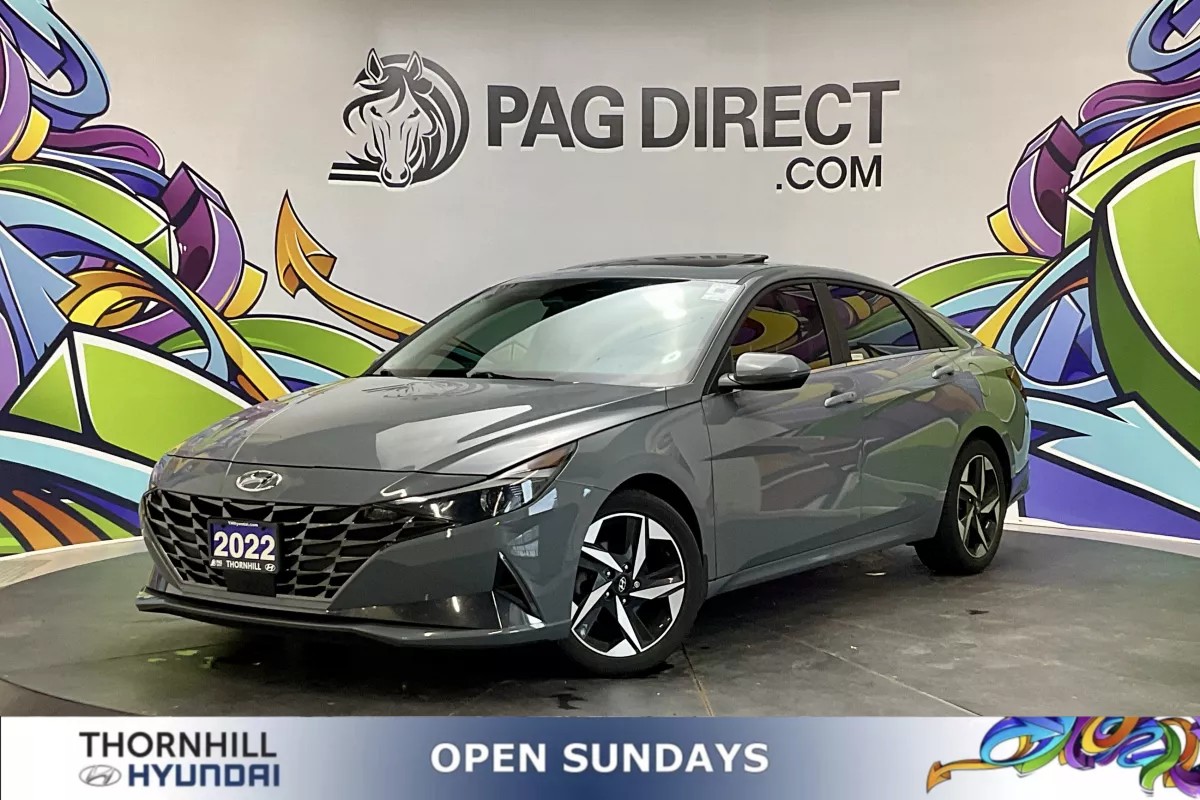 Gray (Cyber Grey) 2022 Hyundai Elantra Sedan Automatic